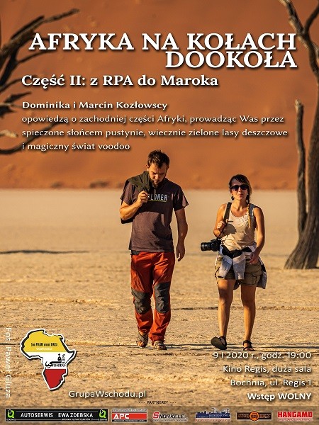 Afryka na kołach dookoła - plakat