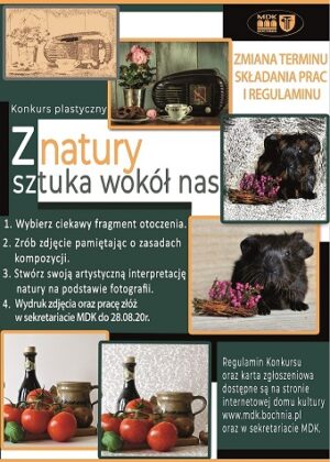 Plakat konkursowy Z natury