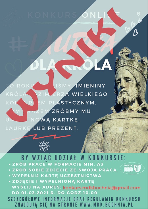 Plakat Laurka dla króla wyniki