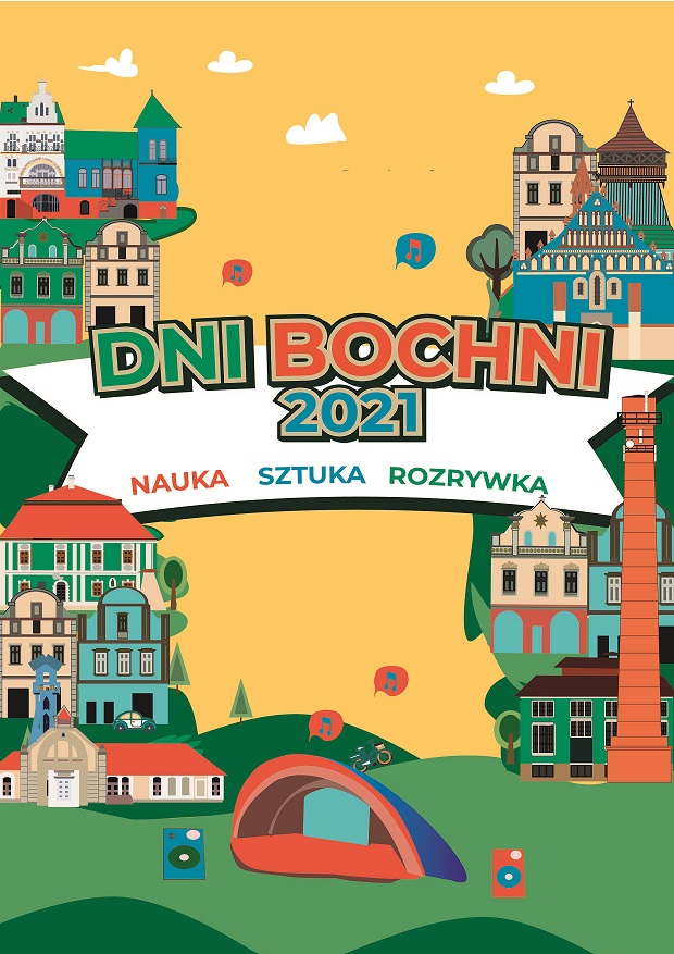 Plakat promujacy Dni Bochni 2021