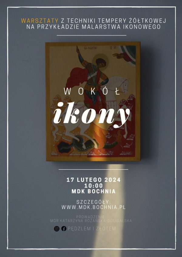 Plakat kursowy "Wokol-ikony"