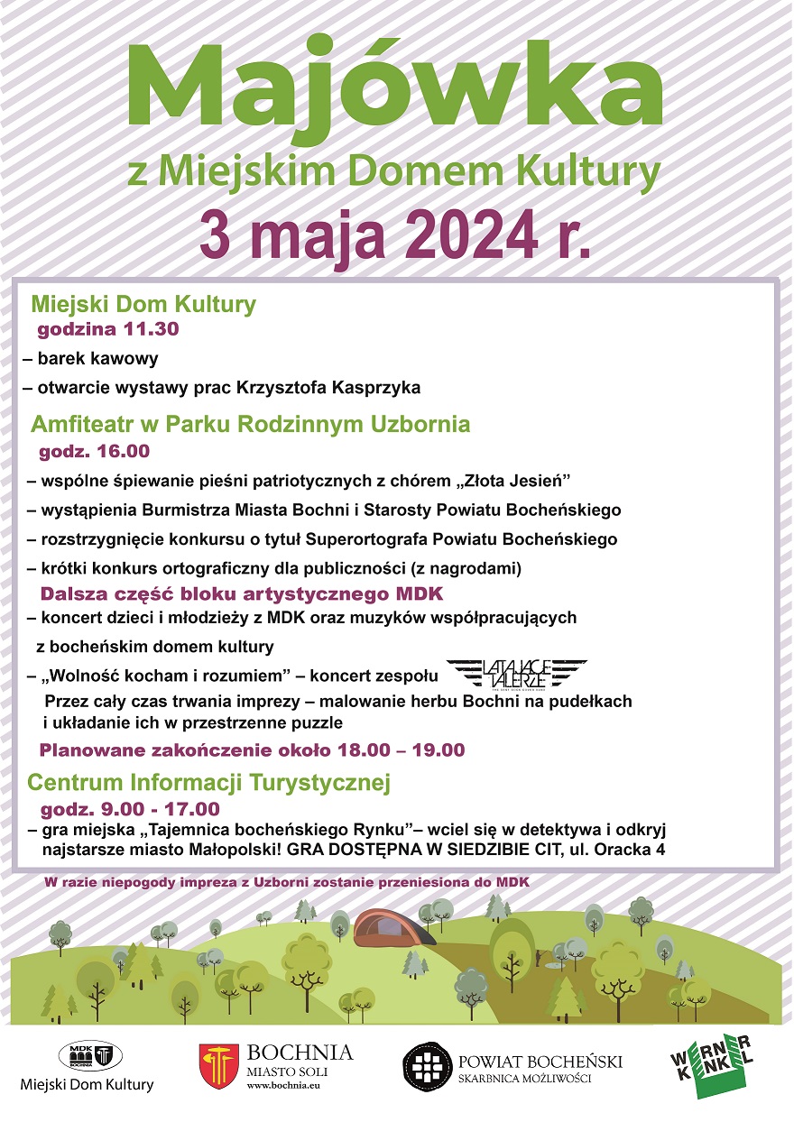 Plakat Majówka 2024