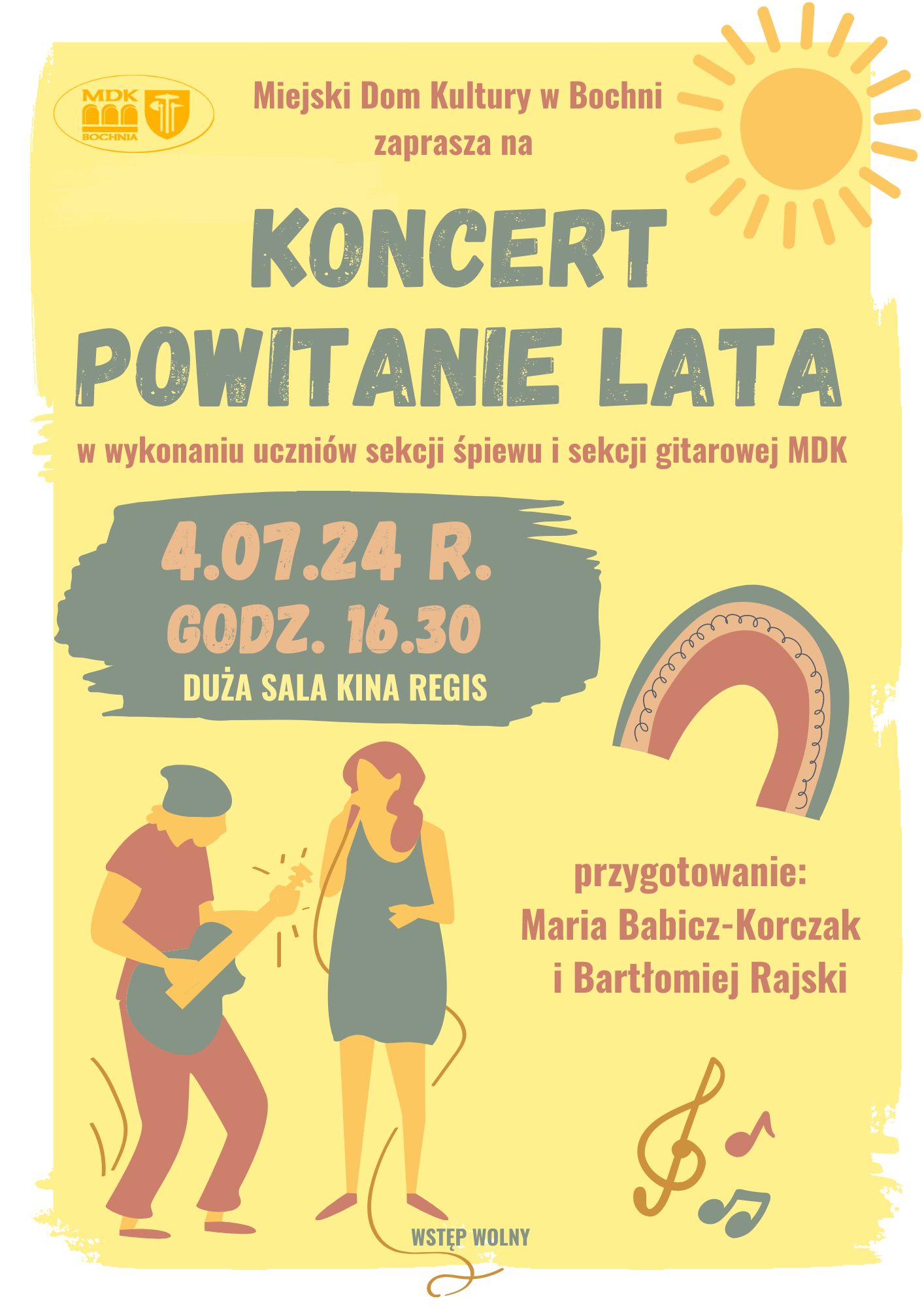 Plakat Powitanie lata koncert