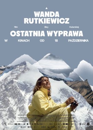 Plakat informujący o kolejnym seansie w ramach DKF: WANDA RUTKIEWICZ OSTATNIA WYPRAWA, szczegóły w poście