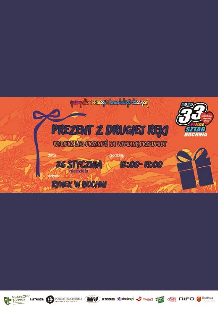 Prezent z drugiej ręki w ramach wośp - szczegóły w poście