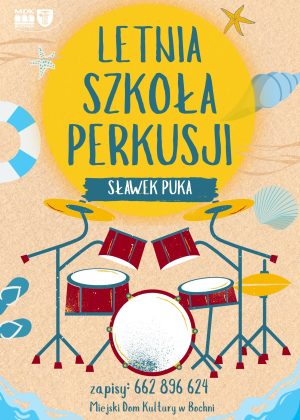 Letnia szkoła perkusji - informacje w poście