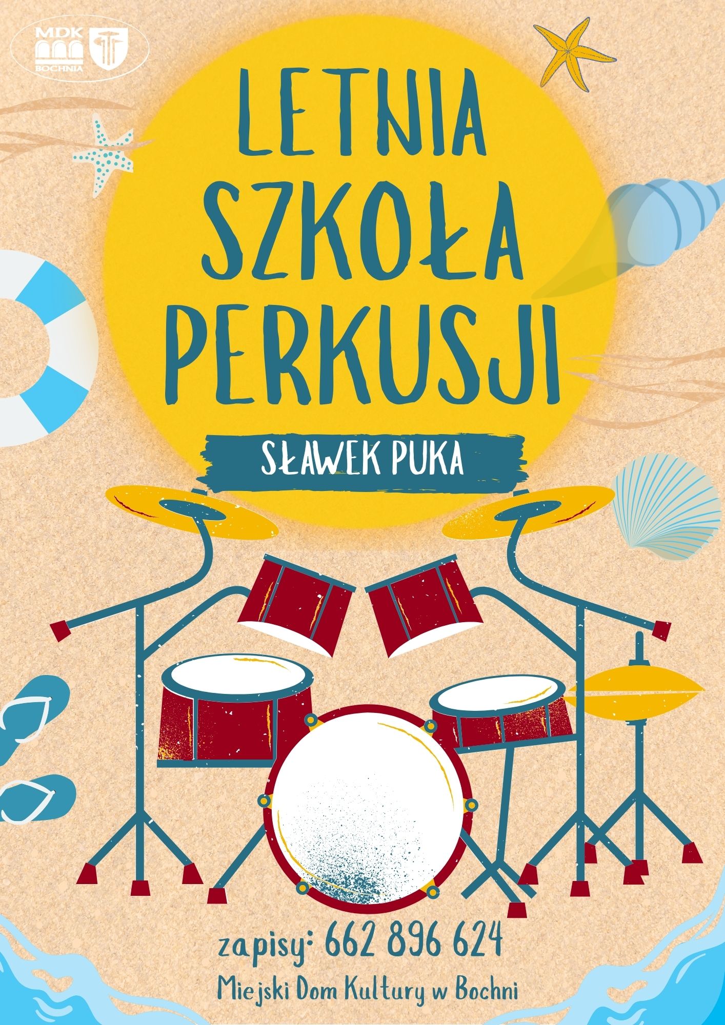 Letnia szkoła perkusji - informacje w poście
