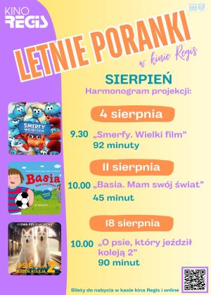 Letnie poranki kinowe - szczegóły w poście