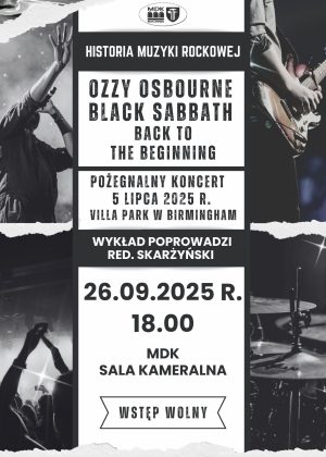 Ilustrowana muzyką histroia rocka kolejne spotkanie - szczegóły w poście