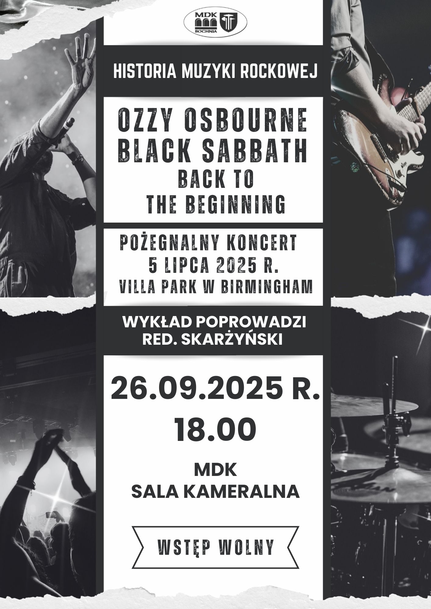 Ilustrowana muzyką histroia rocka kolejne spotkanie - szczegóły w poście