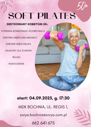 Zajęcia Soft pilates 50+ zapisy