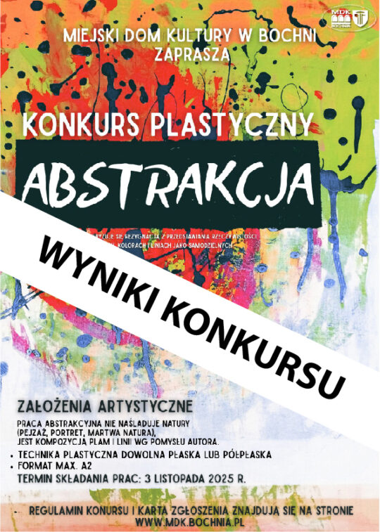 KONKURS PLASTYCZNY ABSTRAKCJA WYNIKI