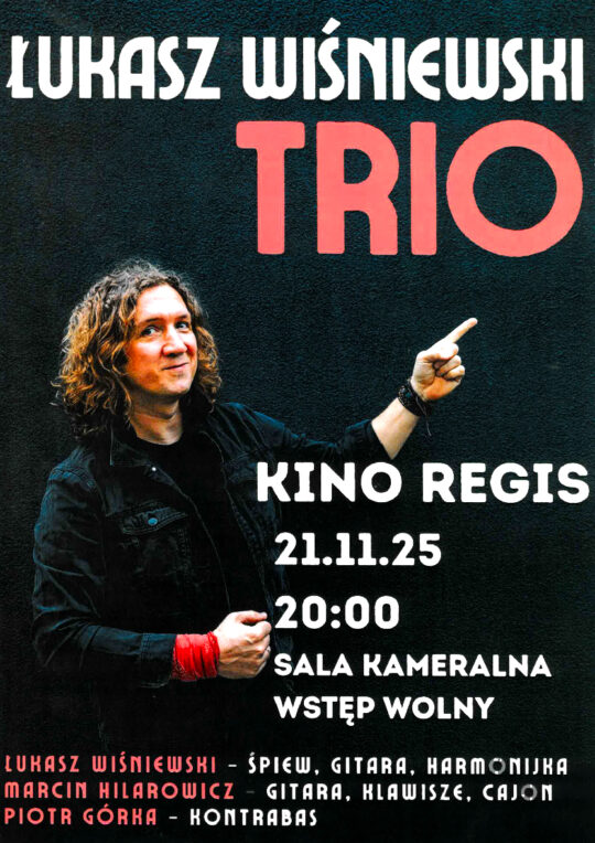 Łukasz Wiśnewski Trio w MDK bochnia koncet, szczegóły w poście
