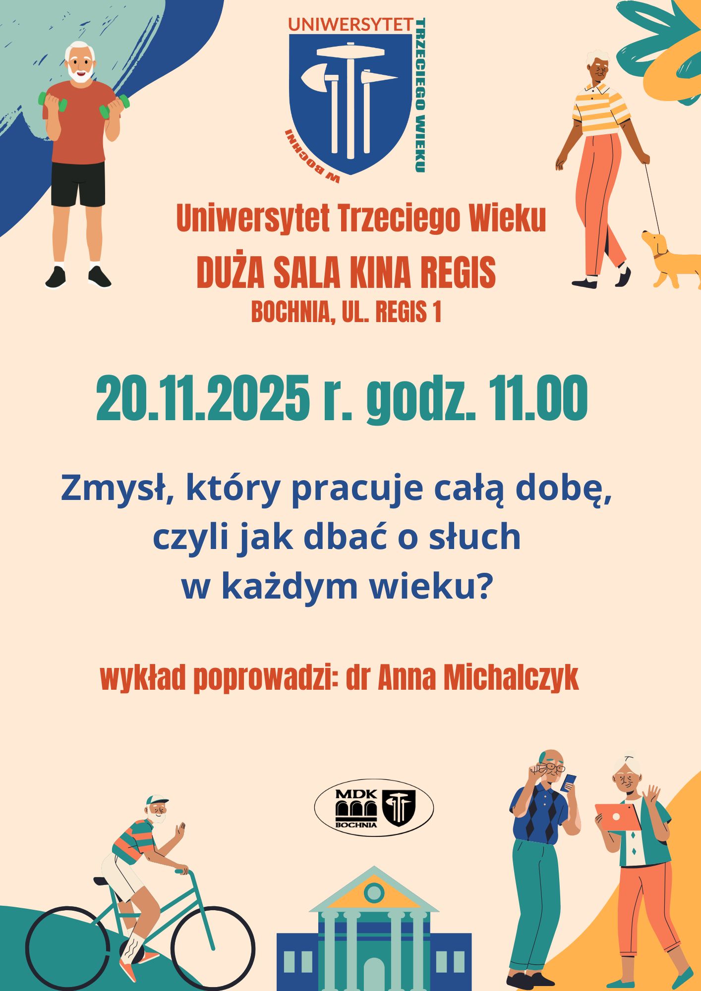 Uniwersytet III wieku wykład 20.11.2025r o godz 11.