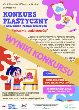 pLAKAT KONKUrs CECH RZEMIOSŁ RÓŻNYCH WYNIKI
