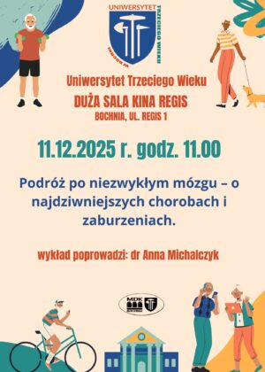 Grudniowy wykład Uniwersytetu trzeciego wieku szczegóły w poście