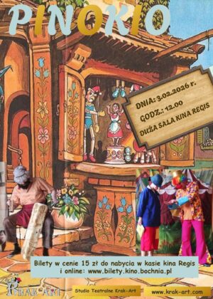 spektakl Pinokio - szczegóły w poście