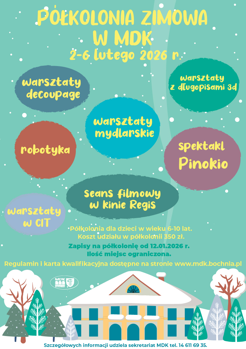 Półkolonia zimowa - szczegóły w poście