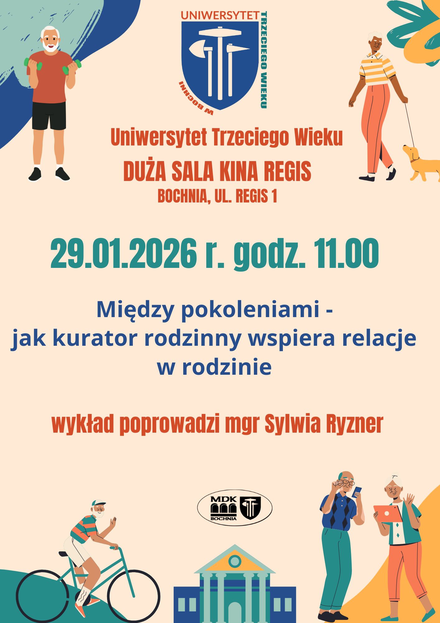 Uniwersytet Trzeciego Wieku styczeń szczegóły w poście