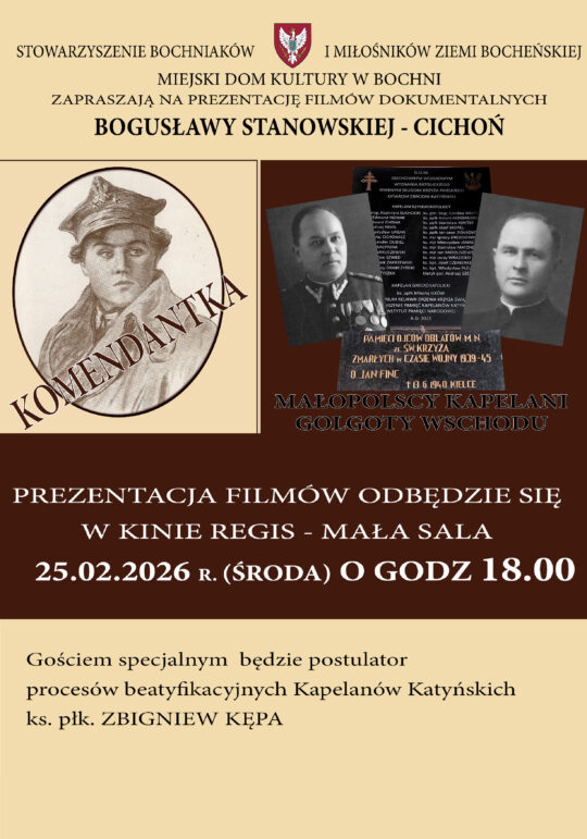 Prezentacja filmów Bogusławy Stanowskiej-Cichoń