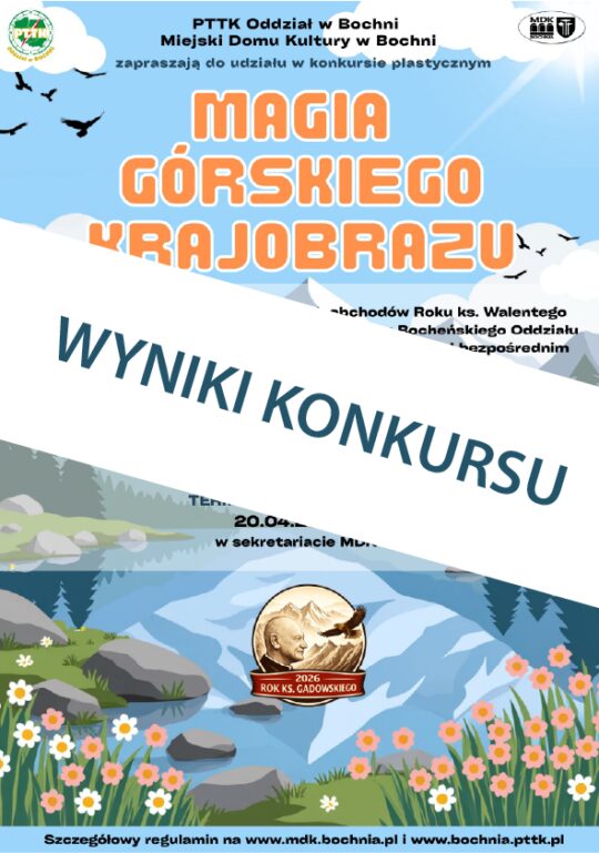 Magia Górskiego Krajobrazu wyniki konkursu plastycznego