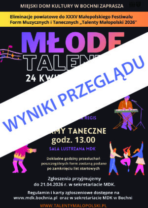 Młode Talenty wyniki