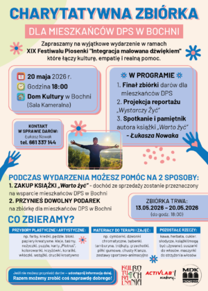 Charytatywna zbiórka dla mieszkańców DPS w bochni 13 - 20.05.2026.r