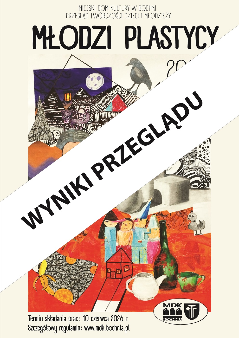WYNIKI PRZEGLĄDU MŁODZI PLASTYCY 2026