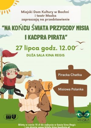 Na końcu świata... Przygody Misia i Kacpra pirata Spektakl dla dzieci