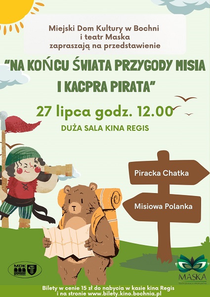 Na końcu świata... Przygody Misia i Kacpra pirata Spektakl dla dzieci