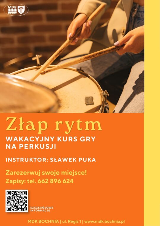 Wakaycjny Kurs perkusji
