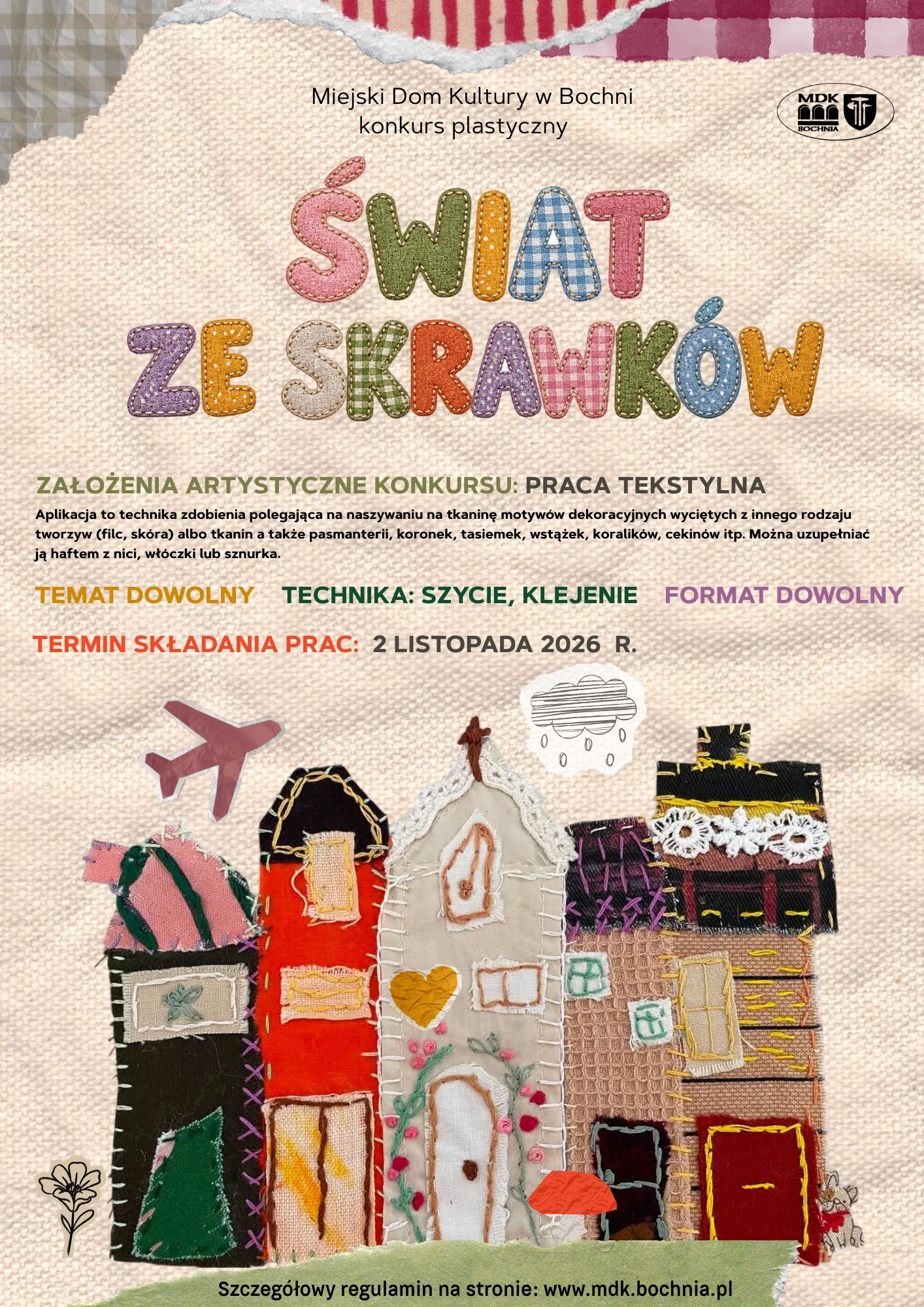świat ze skrawków konkurs plastyczny
